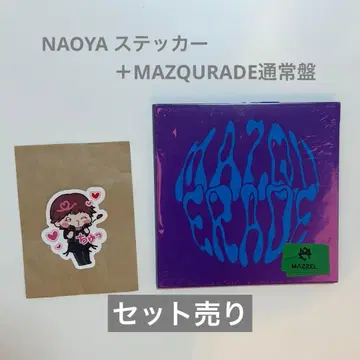 [ 익명 배송 ] MAZZEL NAOYA 스티커 MAZQURADE CD