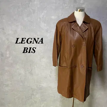 LEGNA BIS 체스터 코트 더블 가죽 브라운 7호 2708