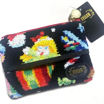 새상품 FEILER 페이러 티슈 파우치 산타즈 커밍! 크리스마스