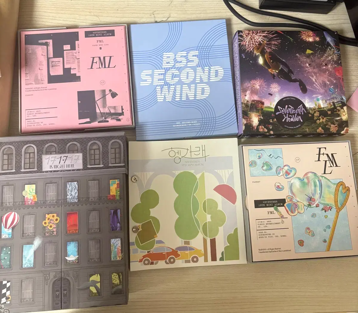 Seventeen album (+Carat vahn)