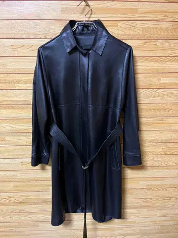 중고 램 가죽 롱 코트