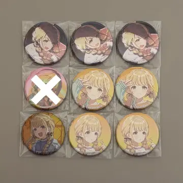 후지타 코토네 캔뱃지 8개 세트 학원 아이돌 마스터
