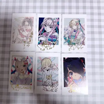 초텐짱 폴라로이드풍 카드 6장