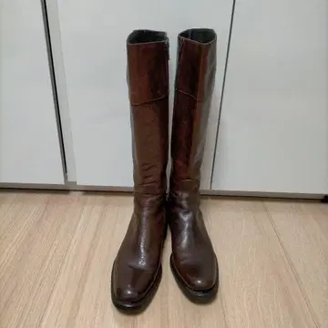 롱 부츠 브라운