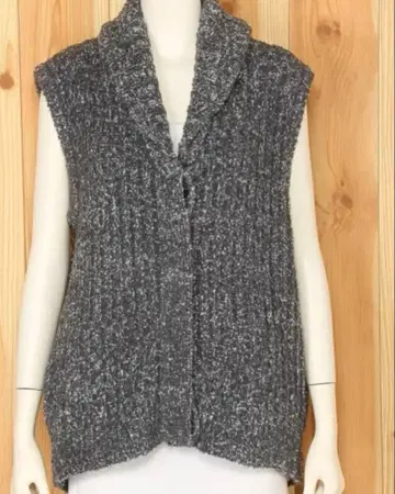 gelatopique 젤라또피케 여성용 멜란지 루프 베스트 그레이