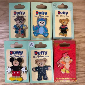 해외 디즈니 핀 배지 더피