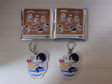 은혼 캡콤 카페 아크릴 스탠드 키링 타카스기 2개 세트