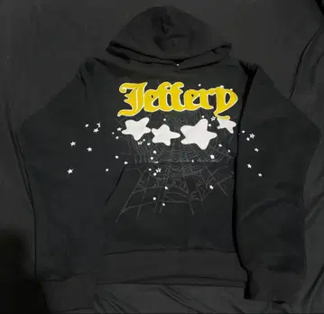 sp5der BLACK JEFFREY HOODIE s