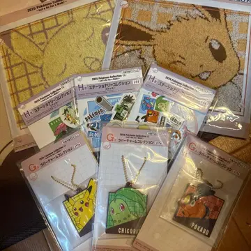 제일복권 포켓몬 G H I상 8점 묶음 판매