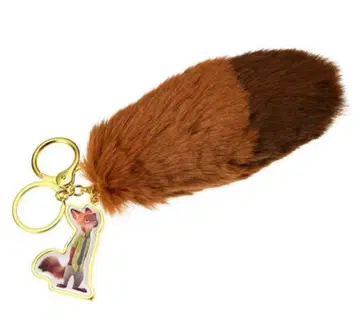 주토피아 닉 꼬리 키체인 스트랩