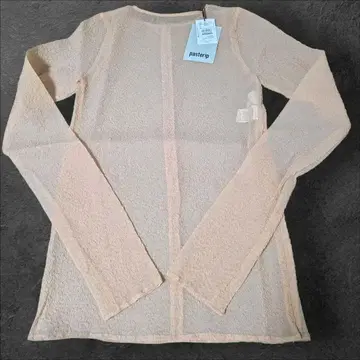 완판템 택 포함 파슬리 엠보싱 오간자 시어 튜닉 핑크 최저가 레어