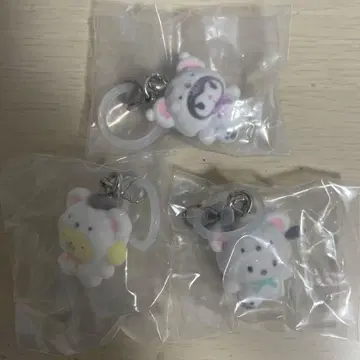 푹신푹신 스노우 메지루시 액세서리 폼폼푸딩 포차코 쿠로미