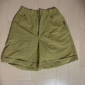JENERVED 올리브 그린 숏팬츠