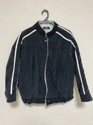 보아 코듀로이 블랙 자켓 M 한국 라인