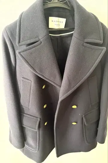 MACPHEE 네이비 울 피코트