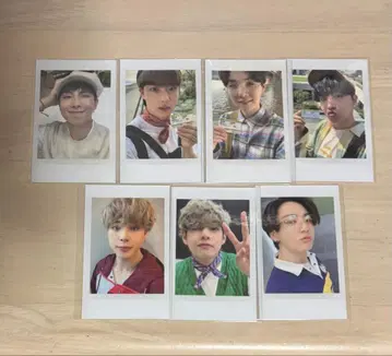 BTS 폴라로이드 사진 8장 세트