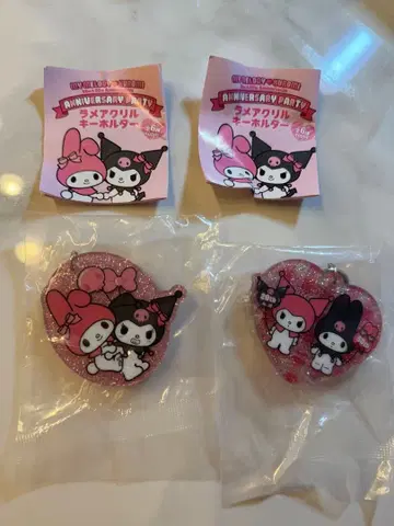 [ 새상품 ] 멜로쿠로전 마이멜로디 쿠로미 아크릴 키링 2개 세트 한정판