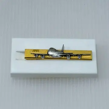 미사용 전일본공수 ANA 점보 제트기 비행기 넥타이핀