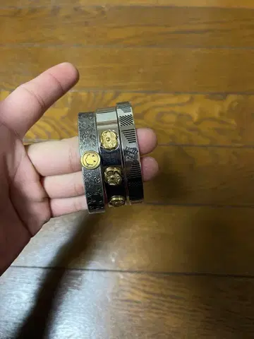 메탈 뱅글 세트 실버 925