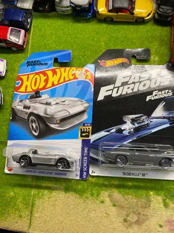 핫휠 와이스피 미니카 묶음 판매 2대 세트 시보레 콜벳