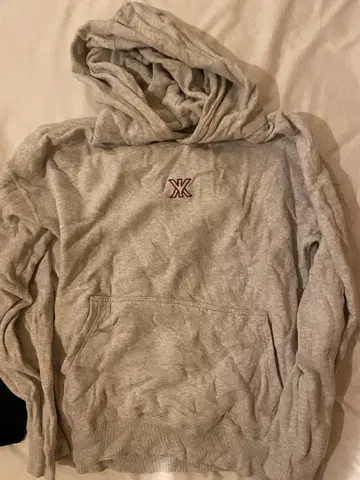 그레이 후드 부착 후드티 TO THE GOOD LIFE