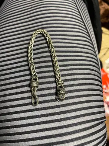 실버 체인 팔찌 조정 가능