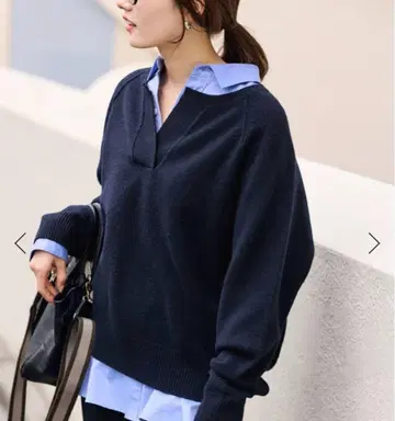 FRAMeWORK 미들 게이지 텐지쿠 헨리 풀오버