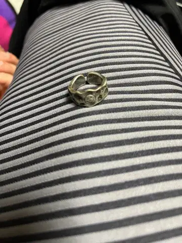 실버 반지 장식 디자인 프리 사이즈