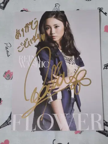 경질 케이스 발송 와시오 레이나 친필 사인 엽서 Still1