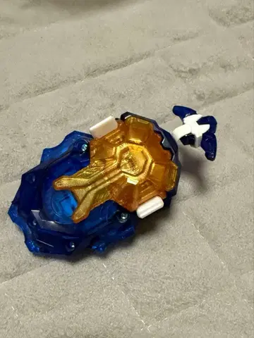 파워 커스텀 베이 런처 LR 파랑 금 베이블레이드 버스트 작동 확인 완료