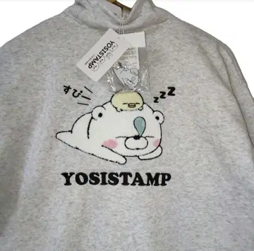 새상품 요시 스탬프 하프 지퍼 맨투맨 곰돌이 돈키 한정판 사가 자수