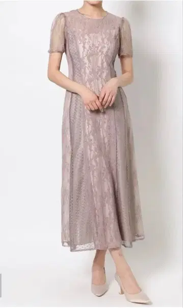 러그나문 LADY 내로우 레이스 맥시 원피스 (라벤더)