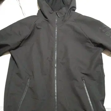 TIGORA 블랙 풀 집업 후드티 L