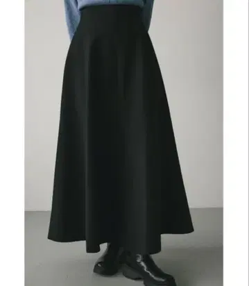 STYLEMIXER 하이웨스트 플레어 스커트