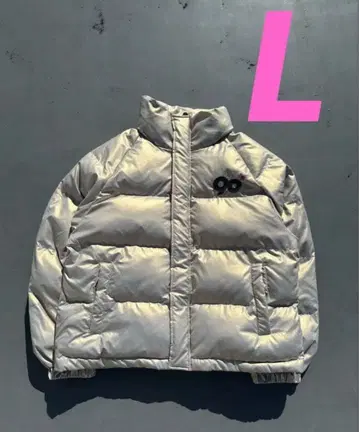 90 로고 리치 퍼퍼 재킷