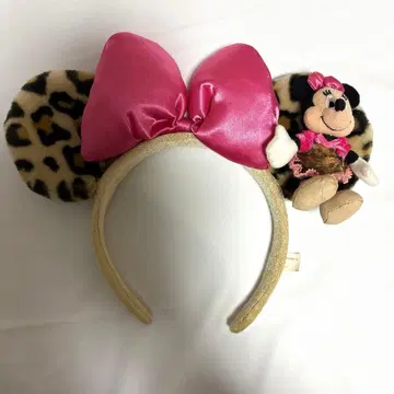 디즈니 머리띠 미니 레오파드 무늬