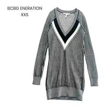 [ BCBGENERATION ] 니트 원피스 V넥 긴팔 1142