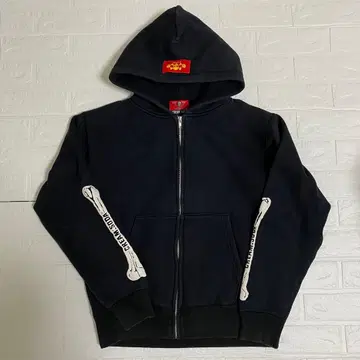 CREAM SODA 스컬 후드티 M 블랙 후드 끈 없음