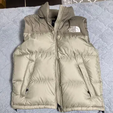 THE NORTH FACE 베이지 다운 베스트 ND92338
