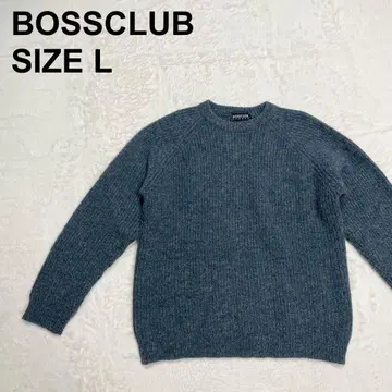 보스크럽 니트 스웨터 울 크루넥 이탈리아제 (9950)