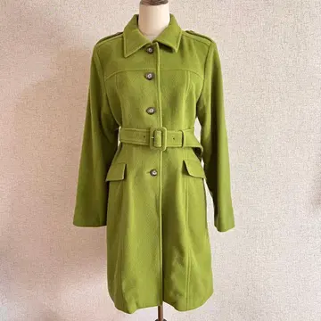 MAYSON GREY/ 그린 벨트 포함 롱 코트 일본제 40