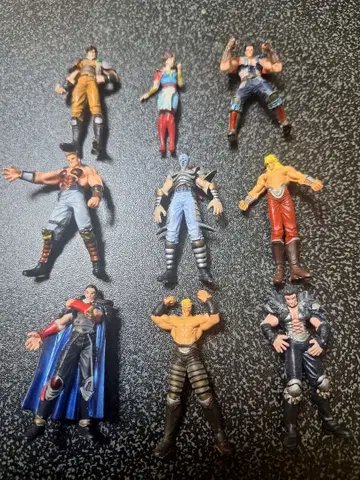 [ 당시물 ] 북두의 권 2 피규어 9체.