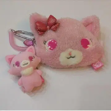 주얼펫 패스 케이스 파우치 카라비너 마스코트 키링