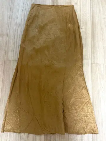 SNIDEL 골드 롱 스커트 스나이델 0