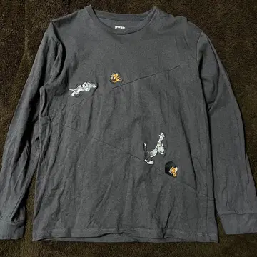 긴팔T셔츠 그라니프 슬로프 체이스 (톰과 제리) | 콜라보 긴팔T셔츠