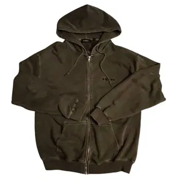 XLARGE 지퍼 후드티 블랙 M 사이즈