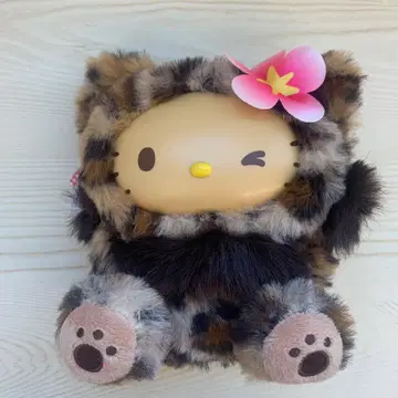 산리오 헬로키티 파인페이스캣 키티 일광화상 브라운