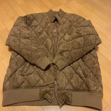 브라운 퀼팅 자켓 집업 XXL 사이즈 상태 좋음