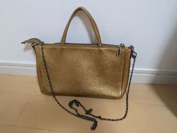 [새상품급] hime샵 가로형 골드 미니백