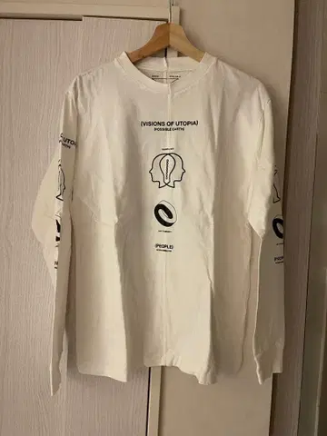 SPACE AVAILABLE 긴팔 유토피아 T셔츠 UTOPIA 새상품 M